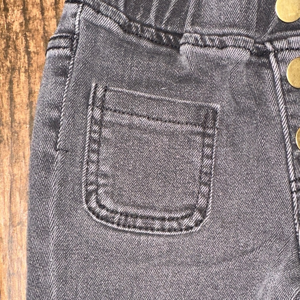 Boutique Toddler Bell Bottom Jeans 4T Black Flare Pants NWT - Picture 5 of 8